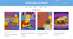 Desktop Screenshot of eatslikeaduck.com